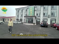 Bezpieczeństwo PUTANKA Drut, który uniemożliwia przejazd czołgów