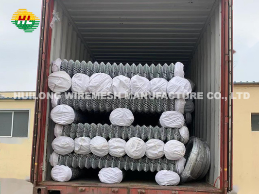 6ft 7ft 8ft Wholesale Hot dip Galvanized Diamond Mesh Fence Cost