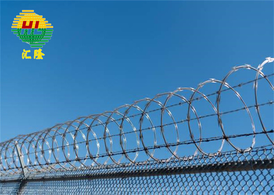 5 Coils Razor Barbed Wire 246ft Stainless Steel Galvanized