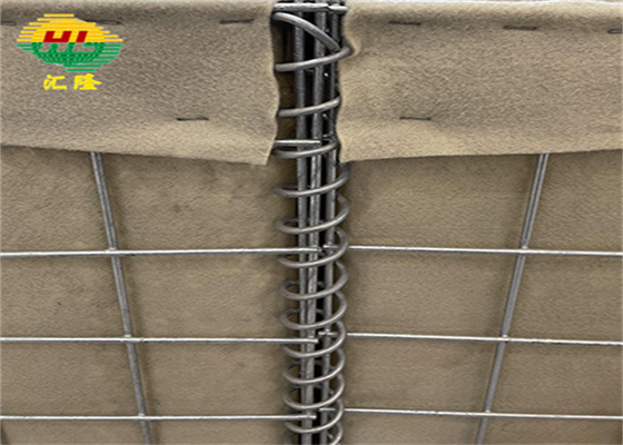 Hl1-12 Galfan Coated Hesco Defensive Barriers Robot Welded Length 1.21m-33m