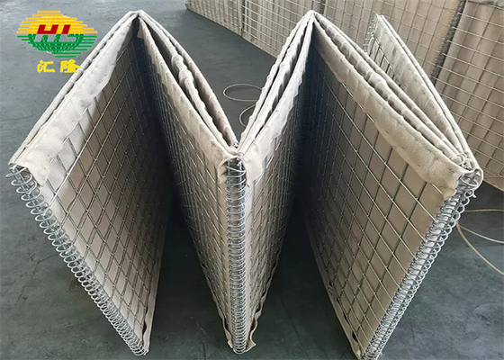 Hl1-12 Galfan Coated Hesco Defensive Barriers Robot Welded Length 1.21m-33m