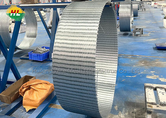 Hot Selling Hot Dipped Galvanized Egoza Wire Bto-16 Roll Concertina Double Strand Razor Blade Barbed Wire