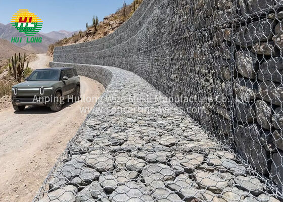 Caja De Gaviones Galvanizada En Stock Triple Torsion Proyectos IngenieríA Muro ContencióN ProteccióN Taludes Envio Rapido