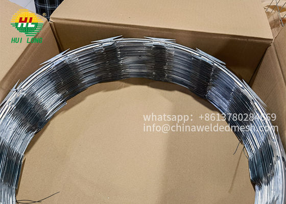 2.5mm Galvanized Razor Barbed Wire