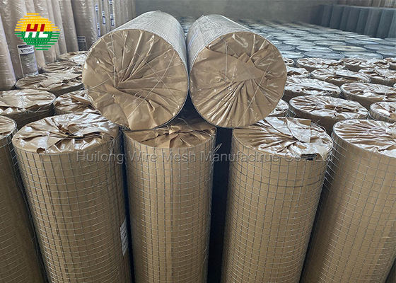 1/2 Inch 3ft Welded Wire Mesh Rolls , 30m Chicken Wire Rolls