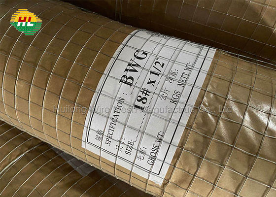 1/2 Inch 3ft Welded Wire Mesh Rolls , 30m Chicken Wire Rolls
