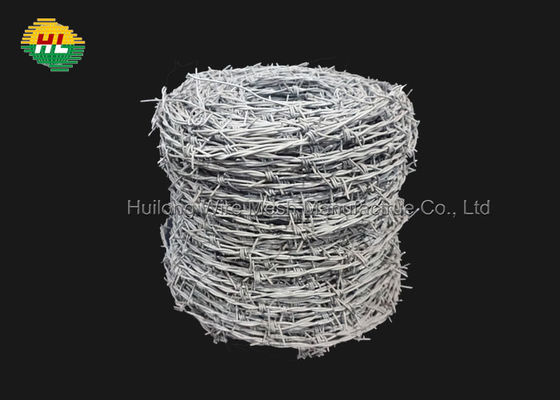 HUILONG Arame Farpado Galvanized Razor Barbed Wire , Normal Twist Barb Wire Roll