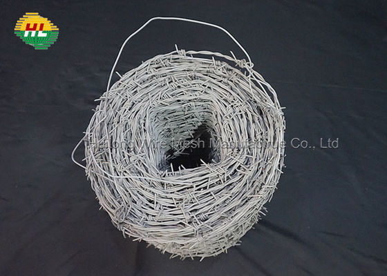 14 Gauge High Tensile Galvanized Barbed Wire , Flexible Concertina Razor Wire