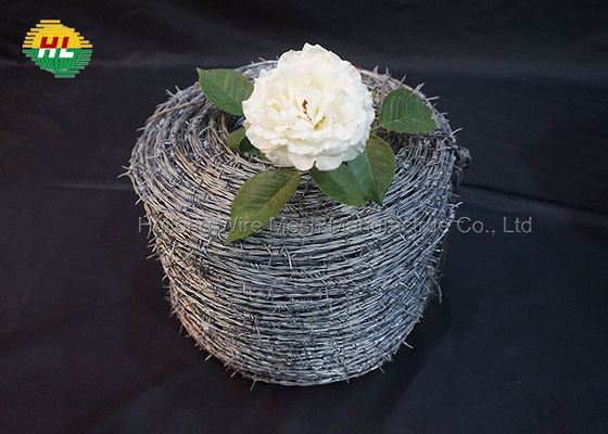 14 Gauge High Tensile Galvanized Barbed Wire , Flexible Concertina Razor Wire