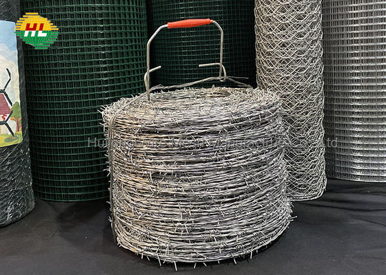 High Tensile 3cm Roll Barbed Wire For Farm Fence CE ISO Certificate