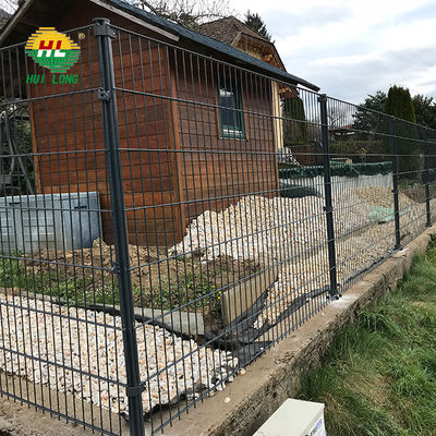 Green 3d Folds Welded Mesh Fence Ce Certificate For Garden