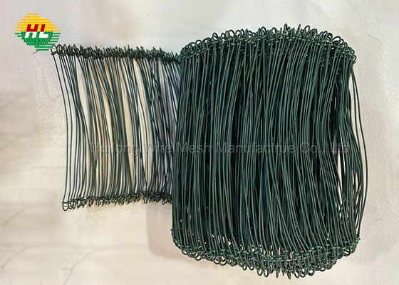 Green 5mm PVC Coated Tie Wire Excellent Flexibility ISO9001 Standard