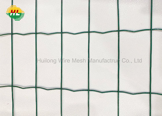 Green Vinyl Coated Welded Wire Mesh Rolls 50.8x101.6mm Opening