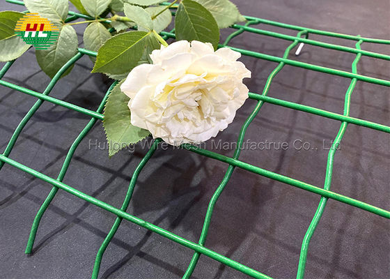 Euro Fence Welded Wire Mesh Rolls , H2m PVC Coated Garden Fence
