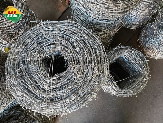3'' Spacing Galvanized Barbed Wire For Farm Fencing Applicated