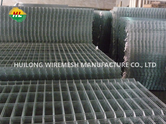 Green Color 1.8mx2.5m Galvanized Welded Fence For Perimeter Wall Garden