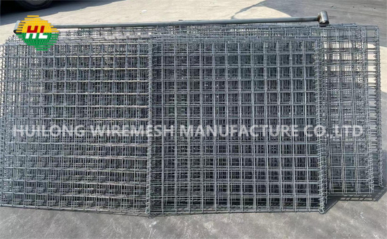 9 Cells Military Hesco Barriers Explosion Proof Wall 1.37m Height 1.06m Width 10m Length
