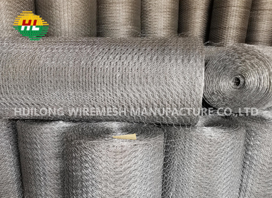 Poultry Farms Fence Hex Wire Mesh Stainless Steel Aperture 1/2 Inch