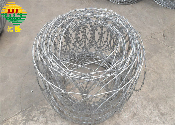 Flat Wrap Concertina Razor Wire Ciągła rolka pętli