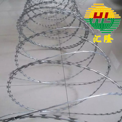 BTO-22 Concertina Węzły drutu ostrzowego wysokiej wytrzymałości Ss 304 stali nierdzewnej 316 galwanizowane w gorąco